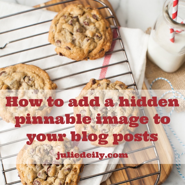 How to add a hidden pinnable image to blog posts